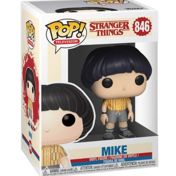 Funko Pop Mike Figure with Yellow and Blue Outfit - Picture 1 of 1